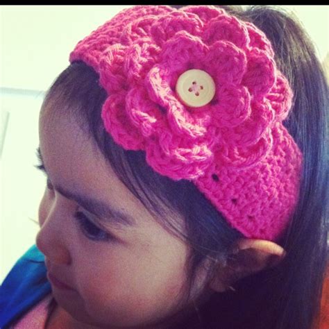 Crochet Flower Headband | Crochet flower headbands, Crochet headband ...