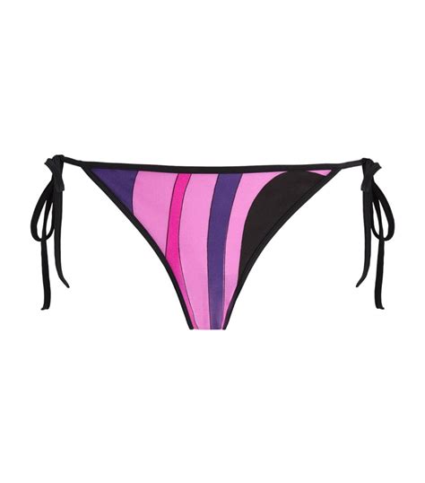 Womens Pucci Multi Marmo Print Bikini Briefs Harrods Uk