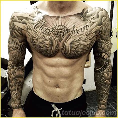 Tatuajes En El Pecho Para Hombres 50 Ideas Tatuajeclub