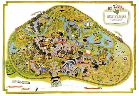 Past Park Maps Six Flags Over Texas — Sfot Source