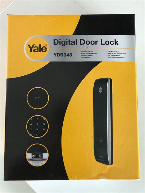 Yale Digital Door Lock YDR343 Furniture Home Living Security