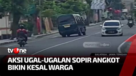 Ugal Ugalan Di Jalan Sopir Angkot Di Salatiga Diamankan Polisi Kabar