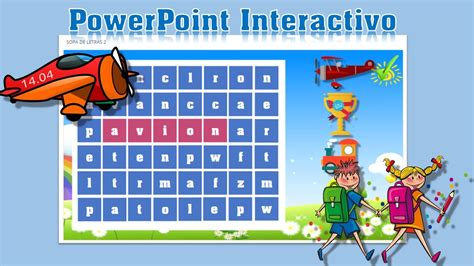 Juego Interactivo PowerPoint Nuevo Sopa De Letras Descarga Juego