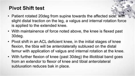 Internal Derangements Of Knee Pptx In Orthopaedics PPT