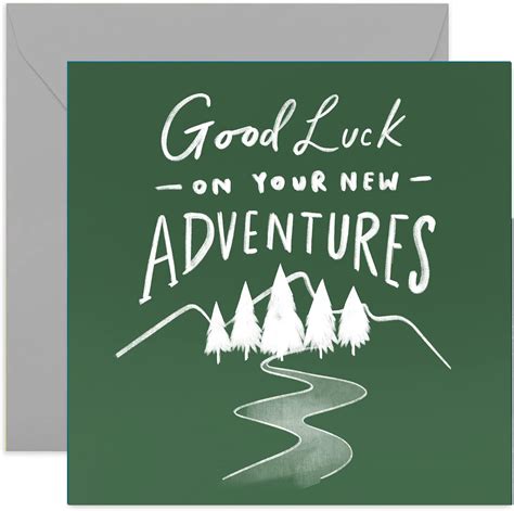 Old English Co New Adventure Good Luck Card Fun Leaving Card For Him