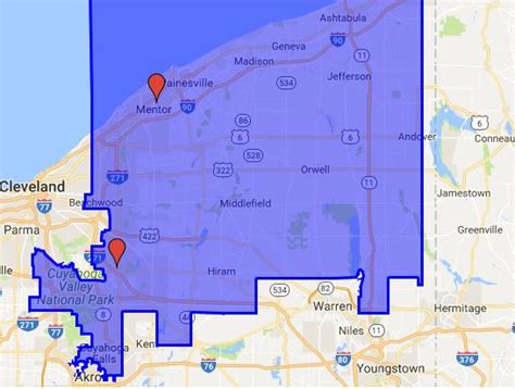 Ohio 14th Congressional District Map