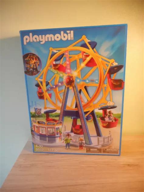 Playmobil Bo Te Grande Roue Illumin E De La F Te Foraine Compl Te