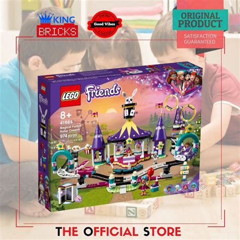 Jual Lego Original Friends Magical Funfair Roller Coaster Mainan