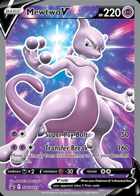 Mewtwo Vstar Solock Pokemoncard