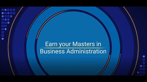 Etsu Masters In Business Administration Youtube