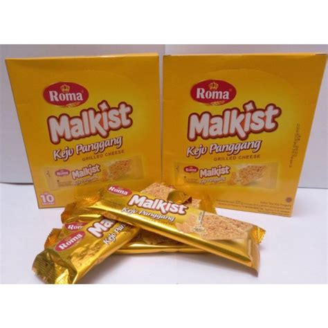 Jual Roma Malkist Keju Panggang Isi 10 Sachet Shopee Indonesia