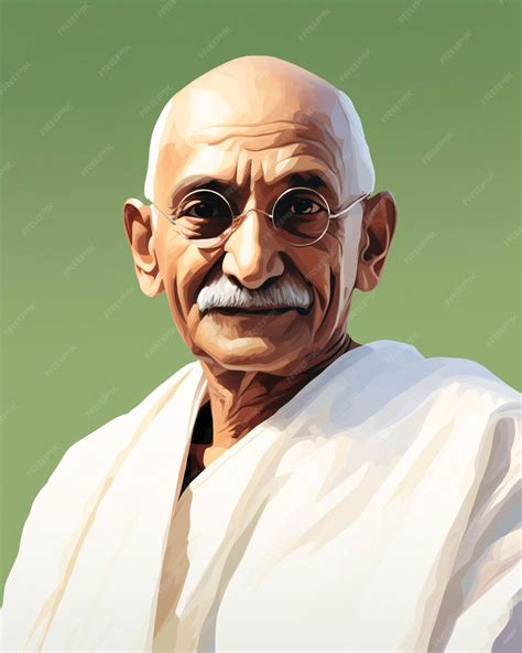 Premium Ai Image Minimalistic Portrait Of Indian Hero And Freedom