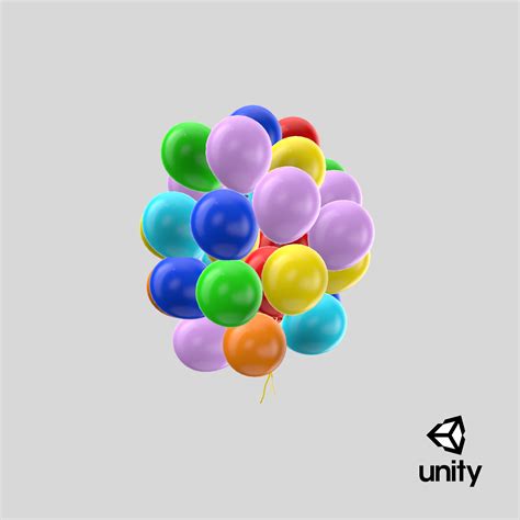 Baloons 3d Model Turbosquid 1836532