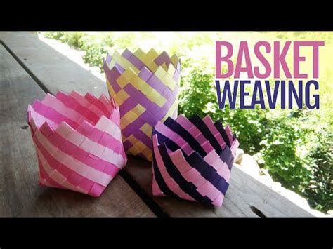 How to Weave a Basket | Paper Craft - YouTube | Korb