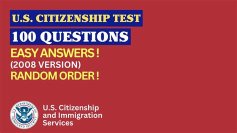 US Citizenship Test 2023 I USCIS Official Questions I Naturalization