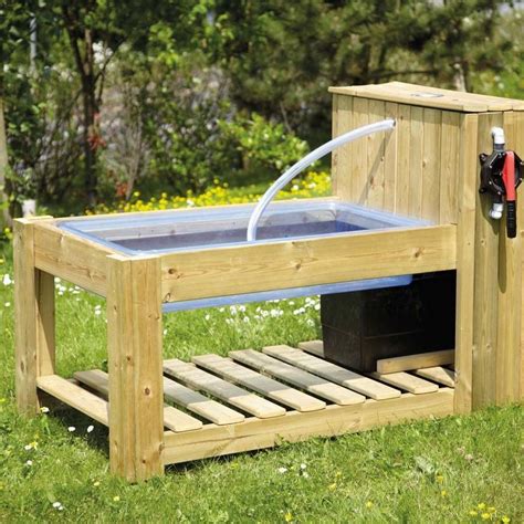 Outdoor Water Pump Station Table Garden Water Pump Water Play Outdoor