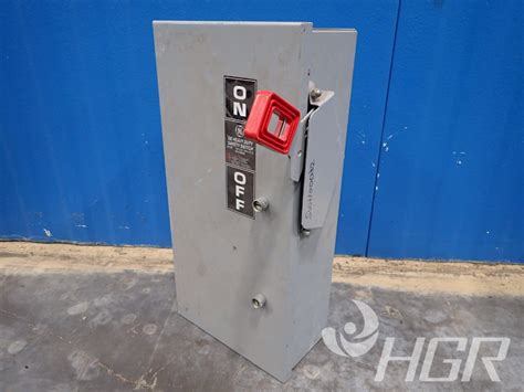 Used General Electric Heavy Duty Safety Switch Hgr Industrial Surplus