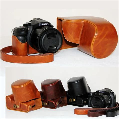 Pu Leather Camera Case Bag For Panasonic Lumix FZ1000 Camera Cover With