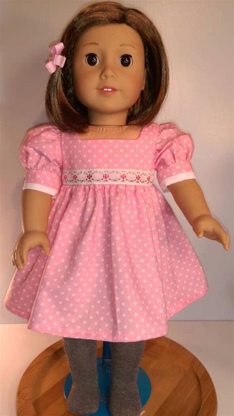 Short Prink Polka Dot Spring Easter Party Dress Fits 18 Inch Etsy In 2024 Girl Doll Clothes