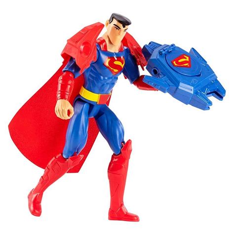 Mattel Dc Justice League Deluxe Super Blaster Superman Fbr09 Spar Toys