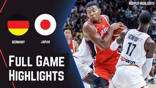 Germany Vs Japan Full Game Highlights 2024 Olympics Paris2024 Courtside