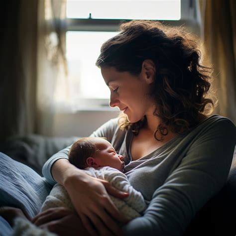 Plan Moyen Mère Heureuse Tenant Bébé Photo Gratuite