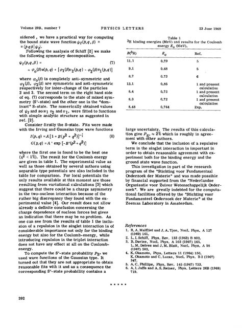 Pdf The Three Nucleon Bound State Wave Function And The Coulomb