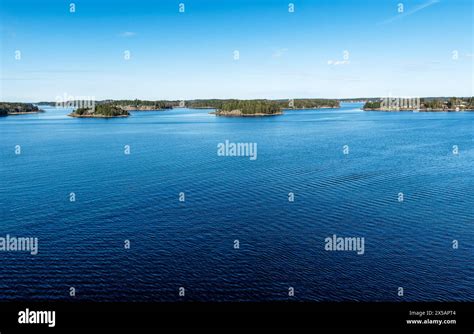 panoramic view   islands   archipelago  stockholm sweden