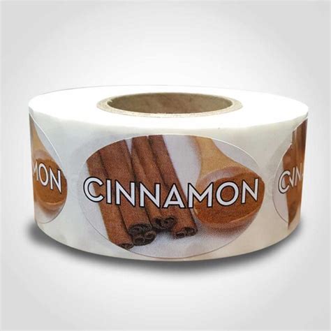 Cinnamon Label Bakery Flavor Sticker 500roll