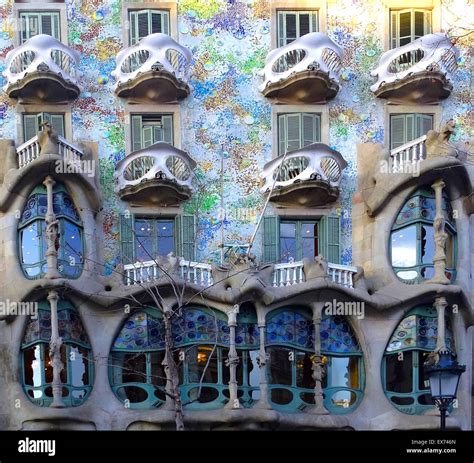 The Casa Batll In Barcelona Spain Was Built In By Antoni Gaudi