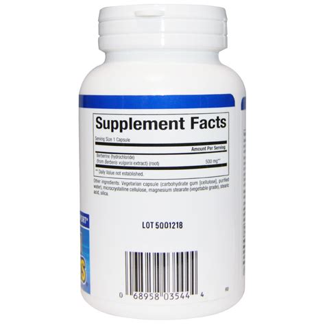 Natural Factors, WellBetX Berberine, 500 mg, 60 Veggie Caps - iHerb