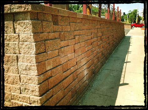 Versa Lok Mosaic Block Retaining Wall 6ft Tall At The Corner