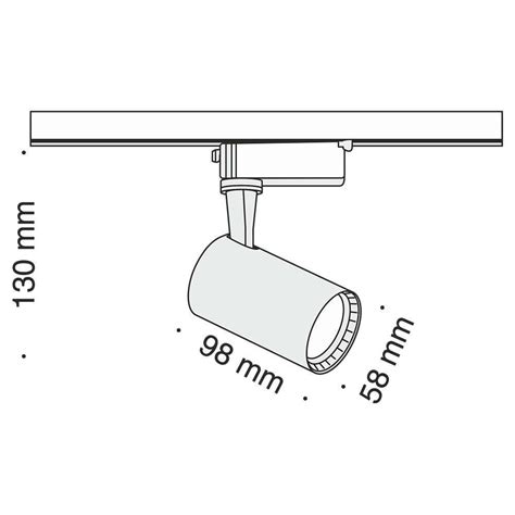 Led прожектор за шина Maytoni TR003-1-6W4K-B, цена | LED Zona