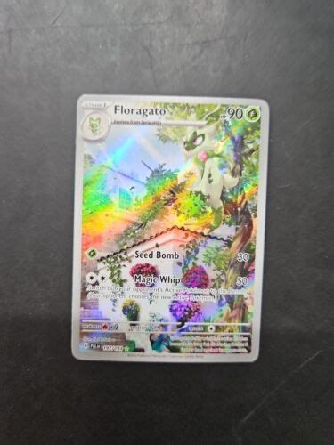 Floragato Scarlet Violet Paldea Evolved Holo Illustration