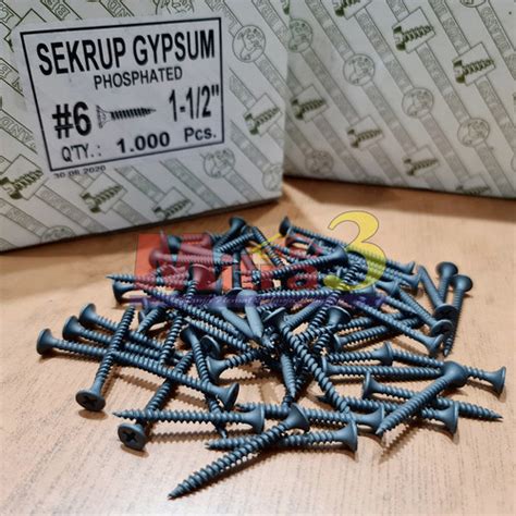 Jual Box Skrup Gypsum X Cm Sekrup Plafon Gipsum Hitam