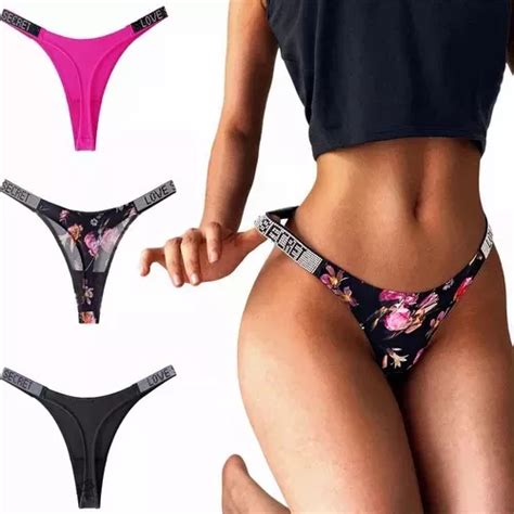 Piezas Bragas Moda Tanga Lenceria Sexys Dama Con Pedrer A Mercadolibre