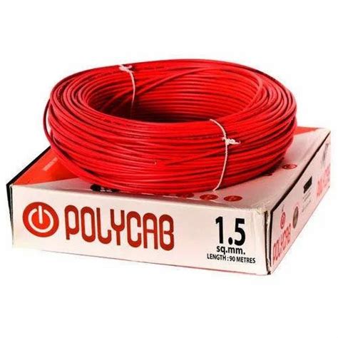 Current Rating A Color Red Sq Mm Polycab Housing Wire