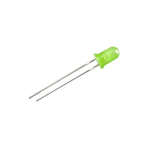 Buy Led 333ugc 5 0mm Bright Green Round Type Led Everlight Online