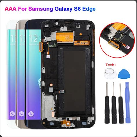 For SAMSUNG S6 Edge LCD Display For Galaxy S6 Edge LCD G925 G925F LCD ...