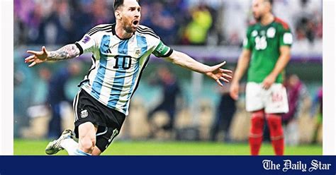 Messi Magic Keeps Argentina Alive The Daily Star