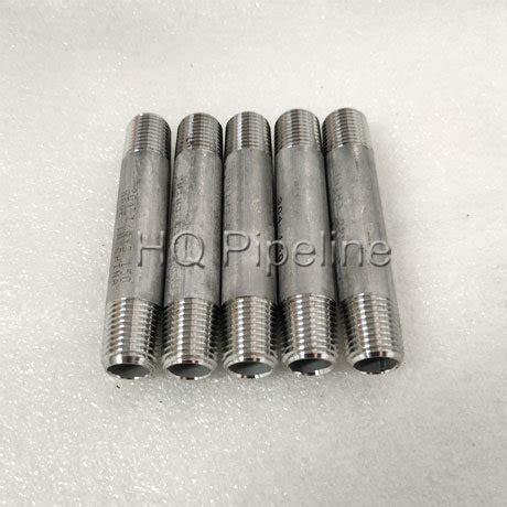 Inch Stainless Steel Bsp Npt Din Male Thread Pipe Nipples