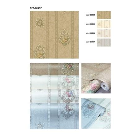 Jual WALLPAPER DINDING JADE Vol 2 MINIMALIS MOTIF SALUR KLASIK PREMIUM