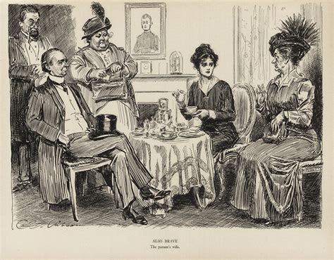 Also Brave - The Parson's wife by Charles Dana Gibson - Artvee