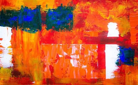 Images Gratuites Art Moderne La Peinture Orange Rouge Peinture