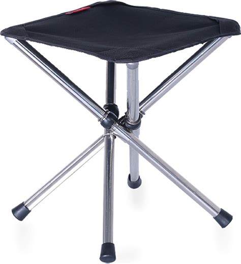 Azarxis Folding Camping Stool Tripod Portable Slacker Chair Collapsible