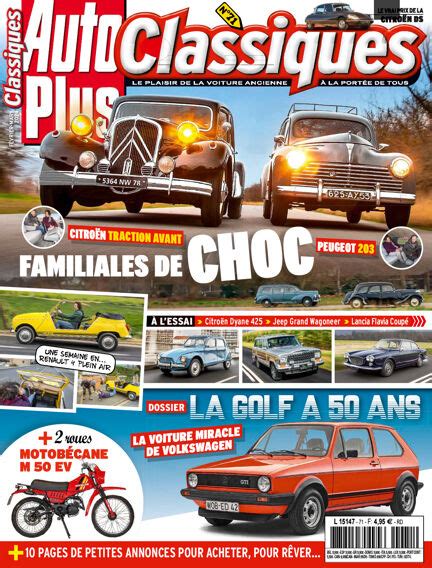 Lisez Le Magazine Auto Plus Classiques Sur Readly Le Meilleur