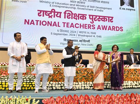 Teachers Day 2024 Updates President Of India Confers National