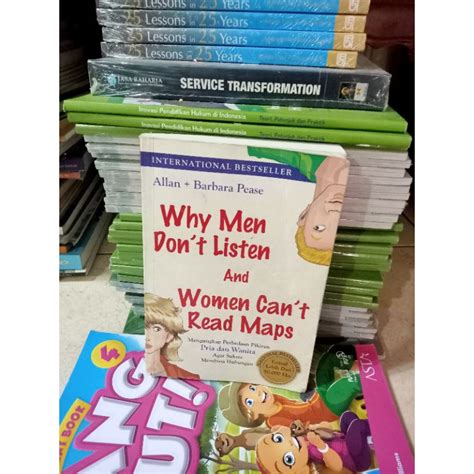 Jual Ori Buku Why Men Dont Listen And Women Cant Read Maps Shopee Indonesia