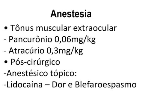 Prolapso De Terceira P Lpebra Tecnica Cirurgica Ppt