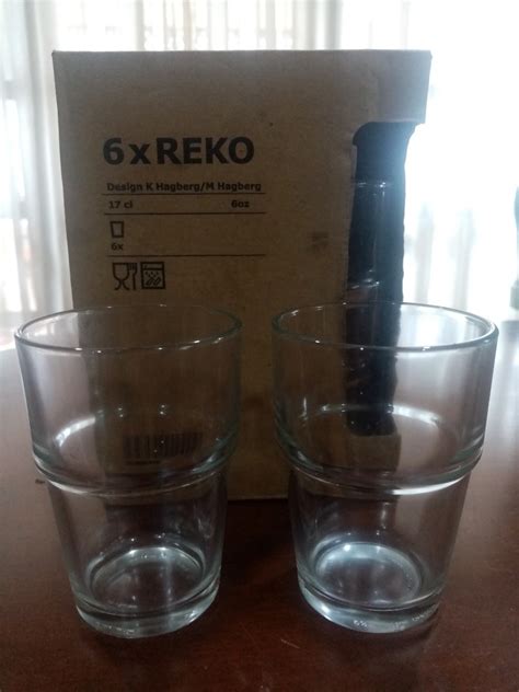 Ikea Reko Glass Furniture Home Living Kitchenware Tableware